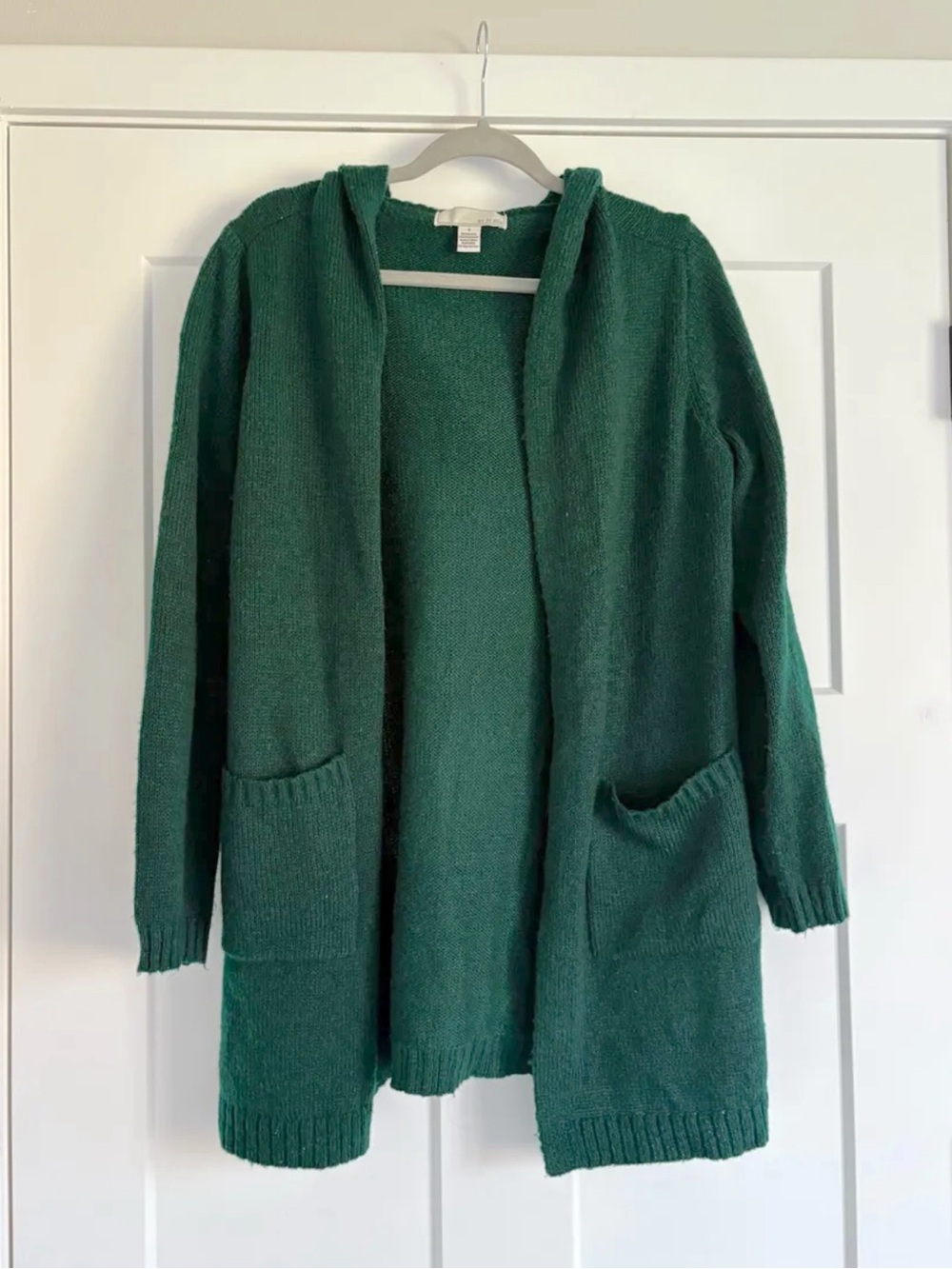 Hooded Cardigan Sweater • Size S